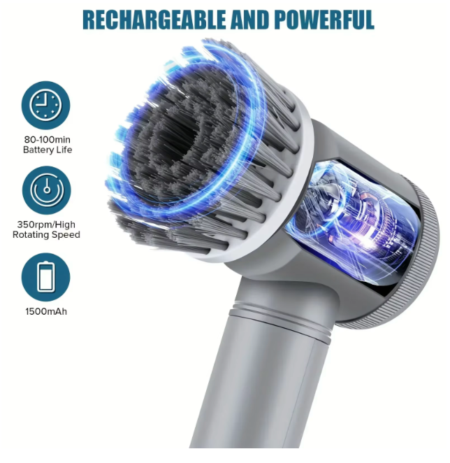 Mini Electric Spin Scrubber