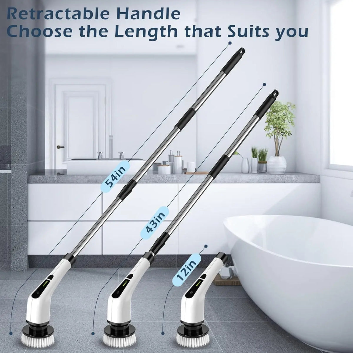 PowerClean Electric Spin Scrubber