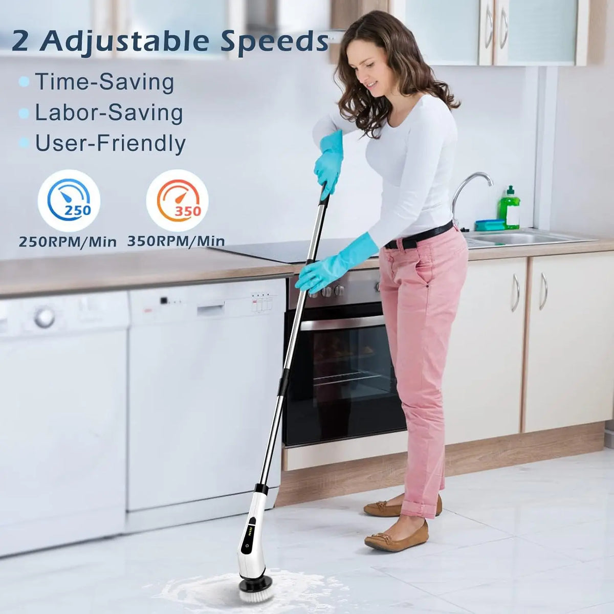 PowerClean Electric Spin Scrubber